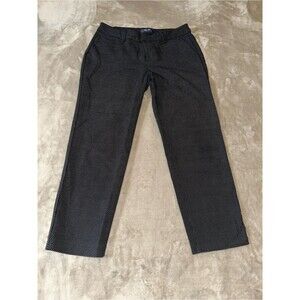Old Navy Harper Mid-Rise Black Microdot Chinos 4 Regular